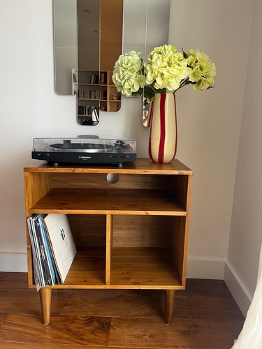 Handmade solid wood record - handmade,