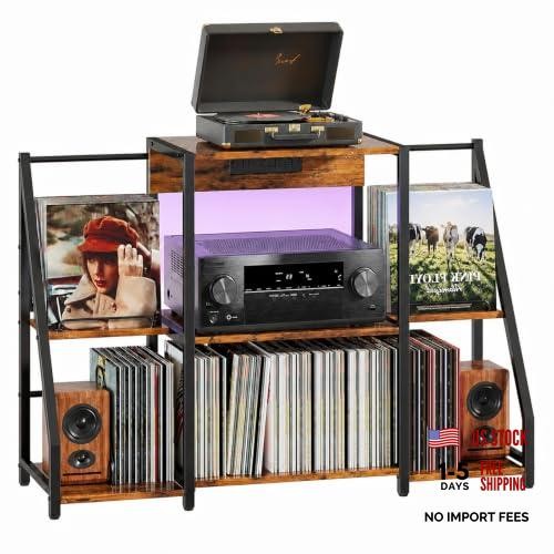 Record player stand - record,
